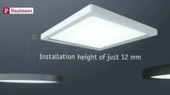 Paulmann LED-panel Areo 4 000 K rund krom 17,5 cm| Downlights