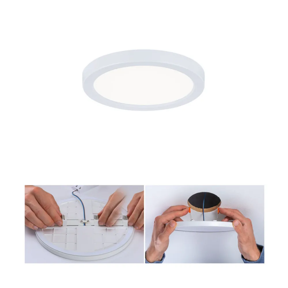 Paulmann LED-panel Areo 4 000 K rund hvit 11,8 cm Best