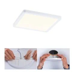 Paulmann LED-panel Areo 3 000 K kantet 17,5cm hvit| Downlights