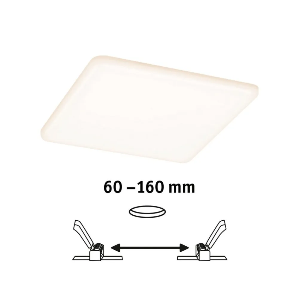 Paulmann LED-panel Veluna kantet CCT ZigBee 18,5cm| Downlights