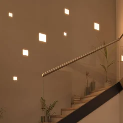 Paulmann LED-panel Veluna 3 000 K kantet 12,5 cm| Kontorbelysning|Spotter I Tak