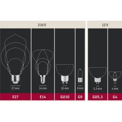 Paulmann LED-plantepære E27 Grow Green 6,5W