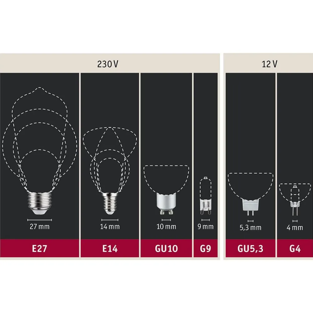 Paulmann LED-plantepære E27 Grow Green 6,5W