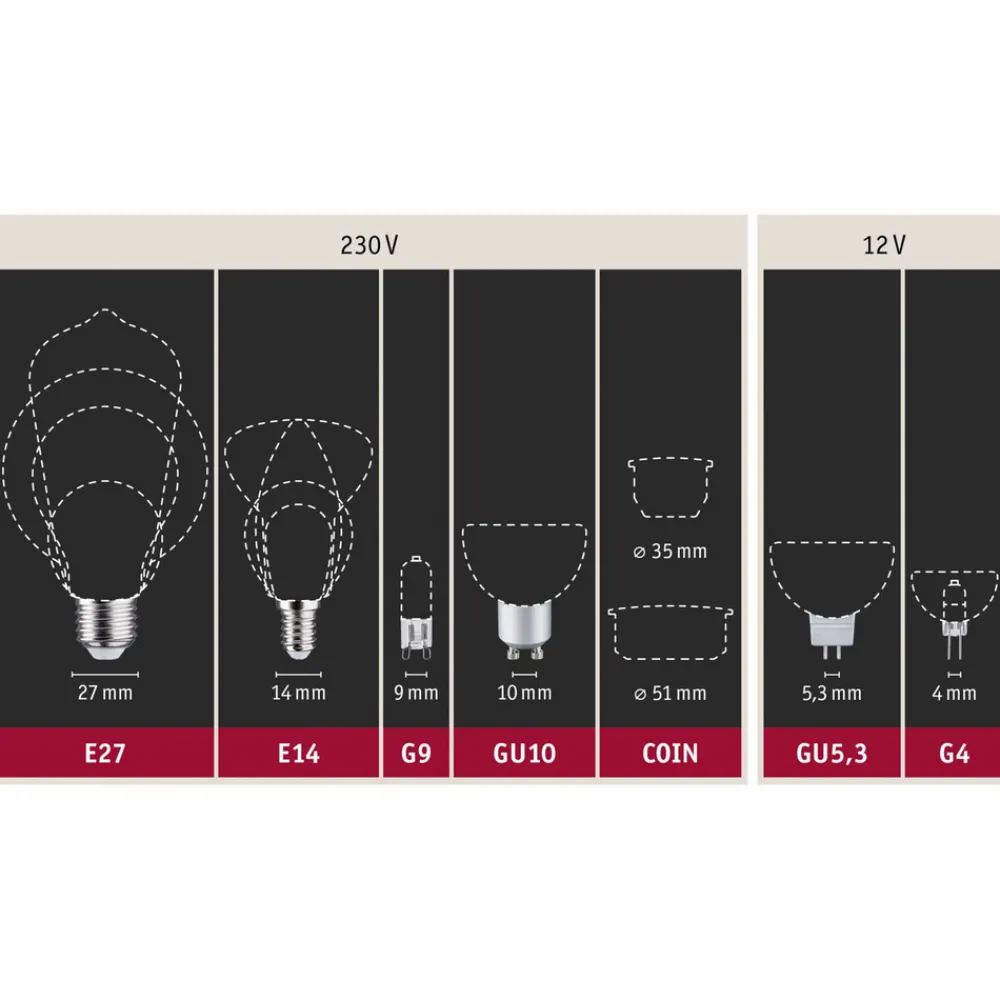 Paulmann LED-plantepære E27 Grow Green 6,5W