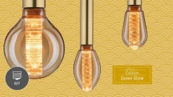 Paulmann LED-pære E27 5W 1 800K gull dimbar| E27 Pærer|Dimbar Led-Pære