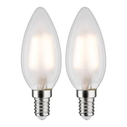 Paulmann LED-pære E14 3W 2 700K matt 2er New