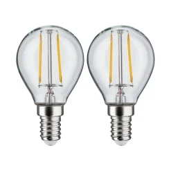 Paulmann LED-pære E14 2,7W 2 700 K filament 2-er| E14 Pærer|Filament Pærer