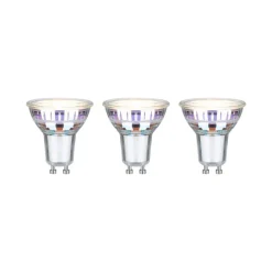 Paulmann LED-reflektor GU10 2,5 W, 3 000 K, 450 lm, 100° 3 enheter| Gu10 Pærer|Led-Pærer