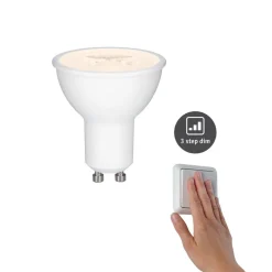 Paulmann LED-reflektor GU10 6,5W 2700 K 3-step-dim| Gu10 Pærer|Dimbar Led-Pære