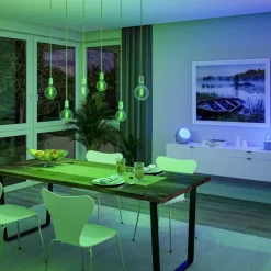 Paulmann LED-Rustika ZigBee E27 6,3W RGBW gull 3er Outlet