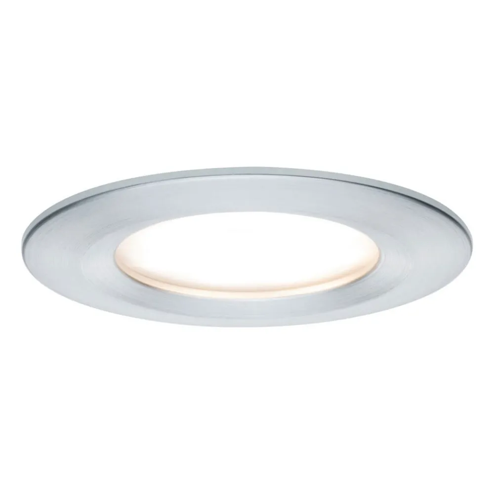 Paulmann LED-spot Nova Coin rund, dimbar, aluminium| Butikkbelysning|Downlights