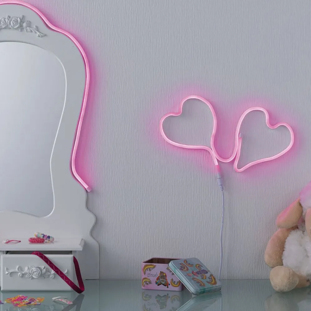 Paulmann LED-stripe Neon Colorflex USB 1 m rosa| Dekorasjonsbelysning|Lysstriper