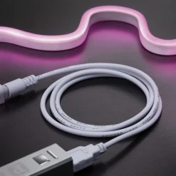 Paulmann LED-stripe Neon Colorflex USB 1 m rosa| Dekorasjonsbelysning|Lysstriper