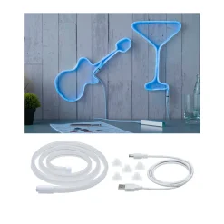 Paulmann LED-stripe Neon Colorflex USB 1 m blå Clearance