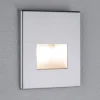 Paulmann LED-vegginnfellingslampe Edge, matt krom Outlet