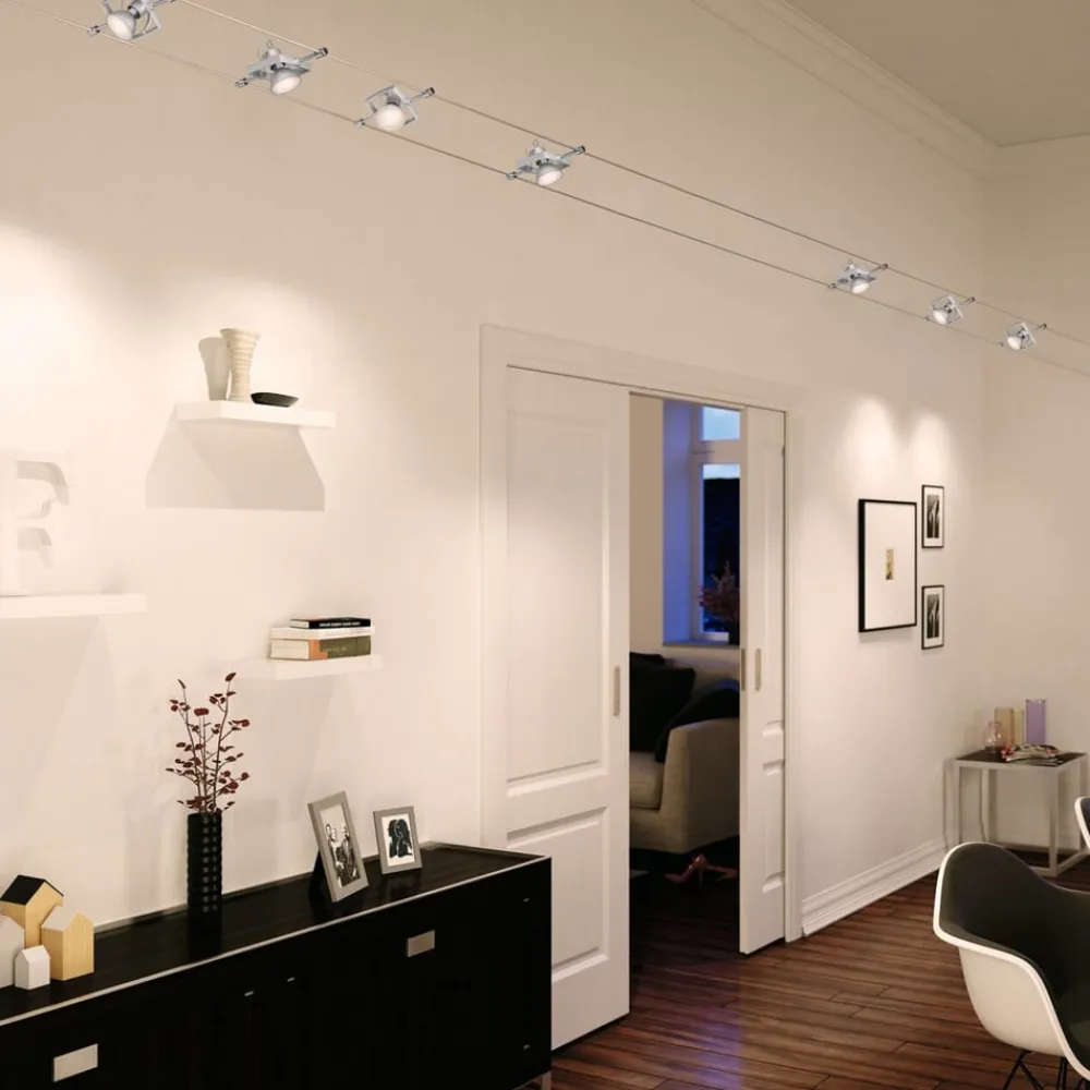 Paulmann Mac II spot for vaiersystem, matt krom| Kontorbelysning