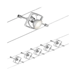 Paulmann Mac II vaiersystem, matt krom, 5 spotter New