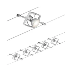 Paulmann Mac II vaiersystem, matt krom, 5 spotter New