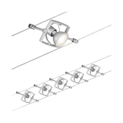 Paulmann Mac II vaiersystem, matt krom, 5 spotter New