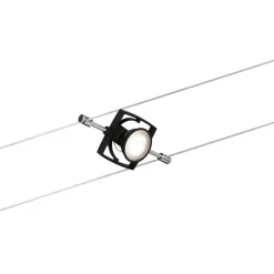 Paulmann Mac II vaiersystem, matt svart, 5 spotter Discount