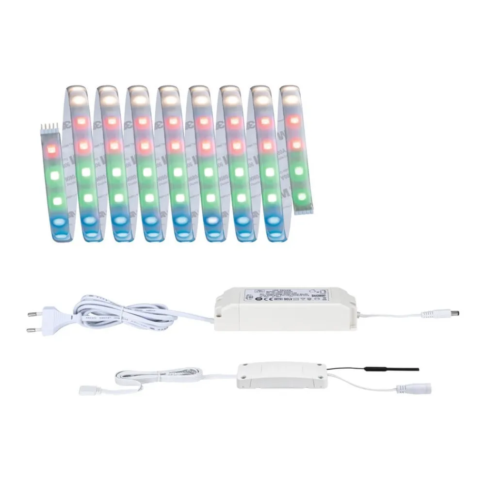 Paulmann MaxLED 500 basic-sett IP44 RGBW ZigBee 3m| Smarthus Belysning|Lysstriper