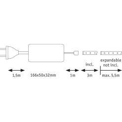 Paulmann MaxLED 1000 basissett IP20 dagslys 3m Sale