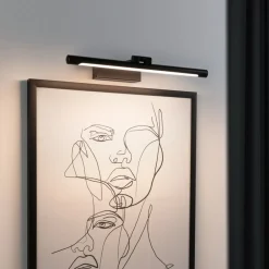 Paulmann Mingo LED-bildelampe 41,5 cm svart| Vegglamper