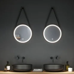 Paulmann Miro LED-hengespeil CCT Ø40cm framelight| Møbel Og Interiør