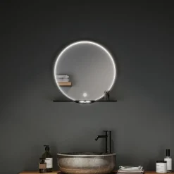 Paulmann Miro LED-veggspeil CCT Ø50cm framelight| Møbel Og Interiør