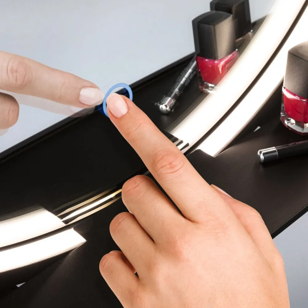 Paulmann Miro LED-veggspeil CCT Ø50cm framelight| Møbel Og Interiør