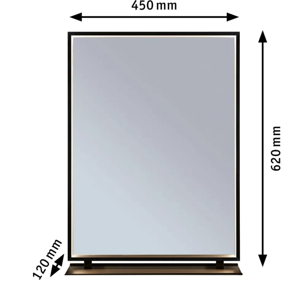 Paulmann Miro LED-veggspeil CCT 62x45 backlight Hot