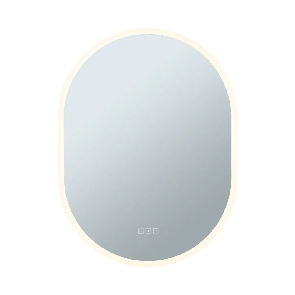 Paulmann Mirra veggspeil 80x60cm CCT dim hvit Discount