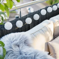 Paulmann Mobile Lampion lyslenke 7 lys, hvit| Dekorasjonsbelysning