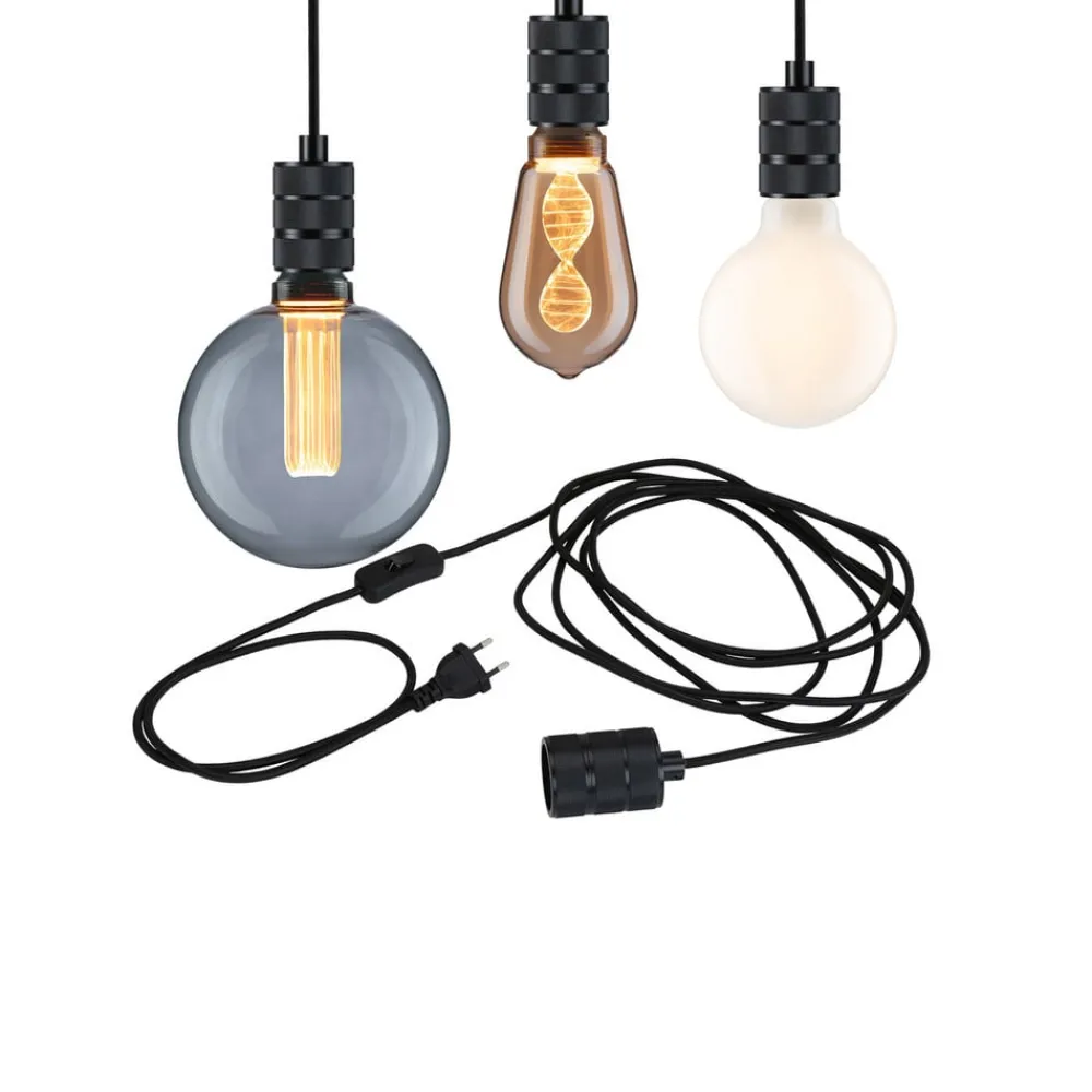 Paulmann Neordic Tilla hengelampe plugg svart| Pendellamper