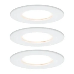 Paulmann Nova LED-downlight 3-er, rigid, hvit Hot