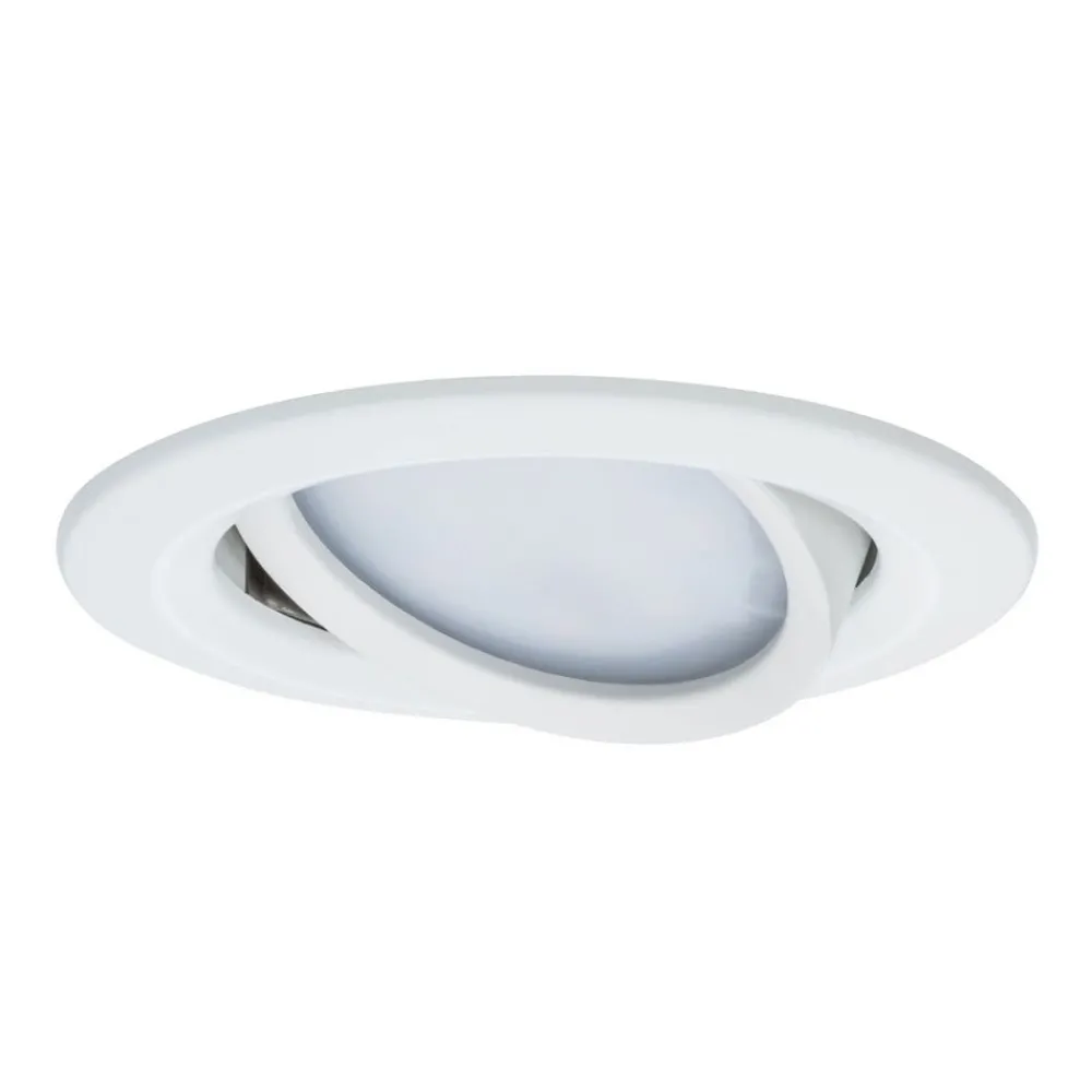 Paulmann Nova LED-downlight 3er, roterbar, hvit| Downlights