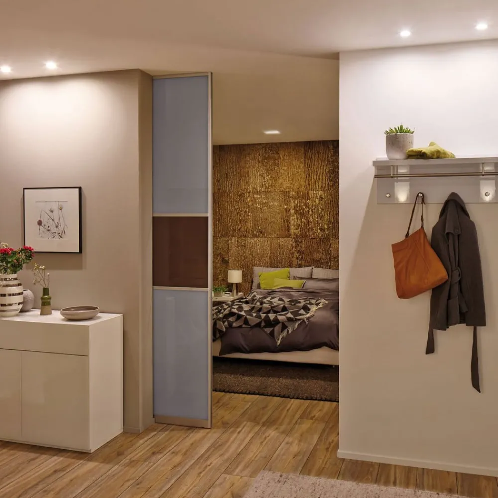 Paulmann Nova LED-downlight 3er, roterbar, hvit| Downlights