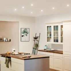 Paulmann Nova LED-downlight 3er, roterbar, hvit| Downlights