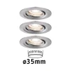 Paulmann Nova mini downlight 3er, roterbar, jern| Downlights|Spotter I Tak