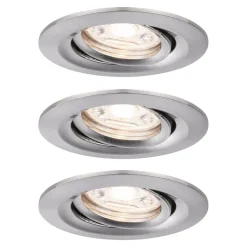 Paulmann Nova mini downlight 3er, roterbar, jern| Downlights|Spotter I Tak