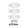 Paulmann Nova mini downlight 3er, roterbar, hvit Clearance