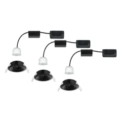 Paulmann Nova Mini Plus LED easydim 3 svart| Downlights