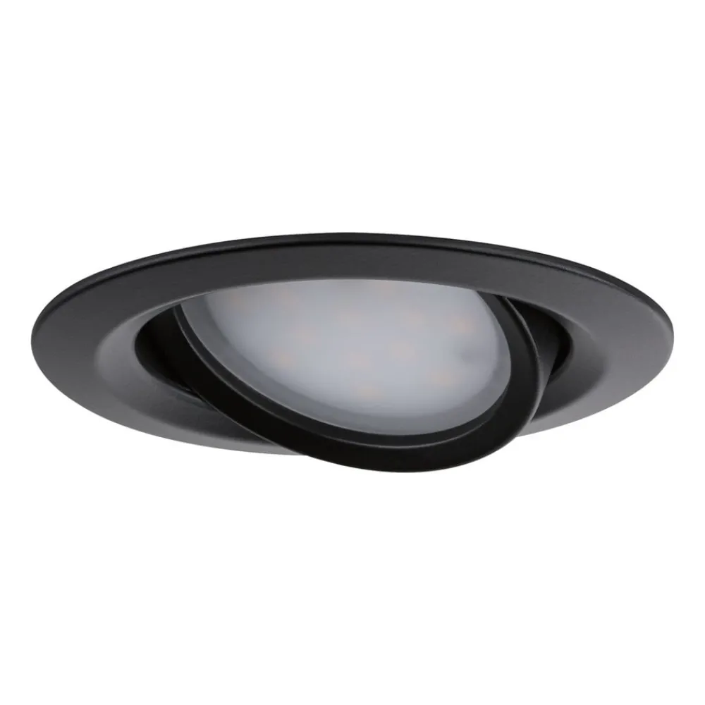 Paulmann Nova Plus Coin 3 stk IP65 2 700 K svart Clearance