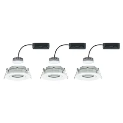 Paulmann Nova Plus 3er LED-plass rund hvit Online