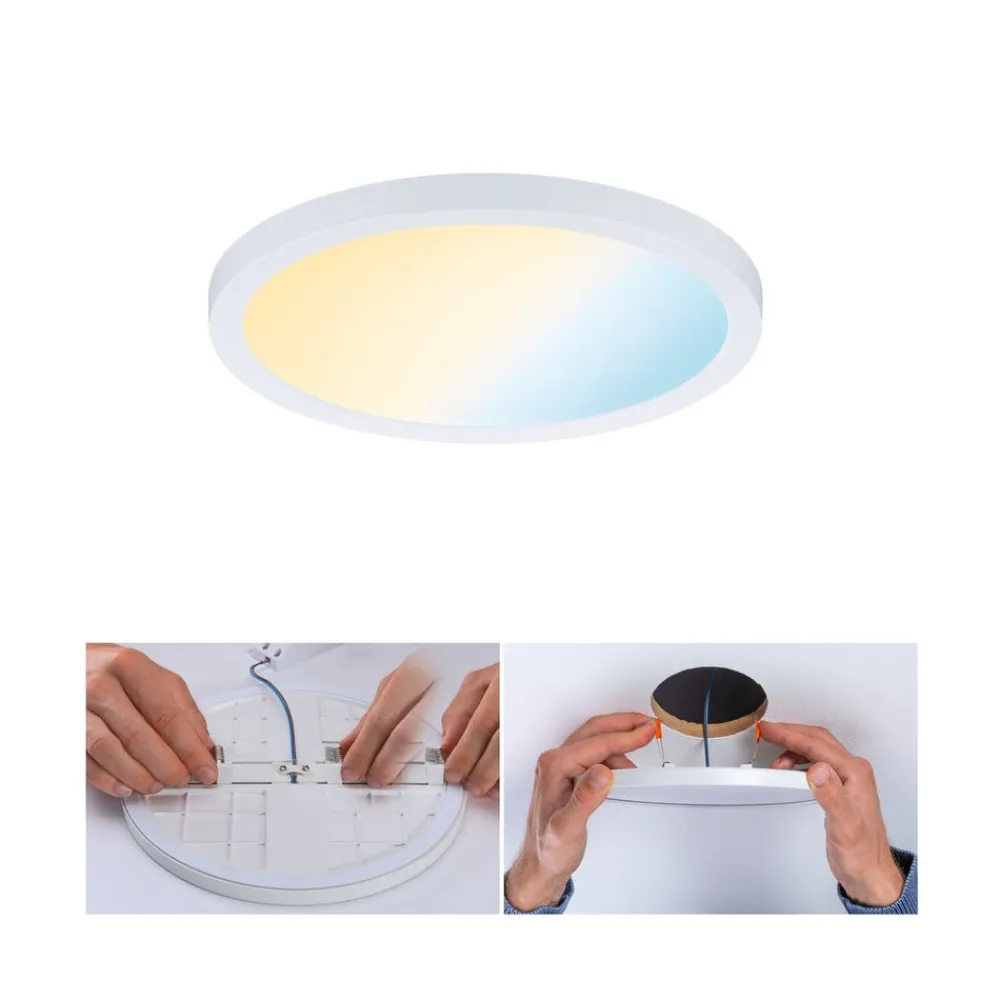 Paulmann panel Areo ZigBee CCT rund hvit 17,5 cm| Smarthus Belysning