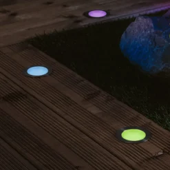 Paulmann Plug & Shine Innfelt spot Floor 3 RGBW ZigBee| Terrassebelysning|Nedfelt Utebelysning