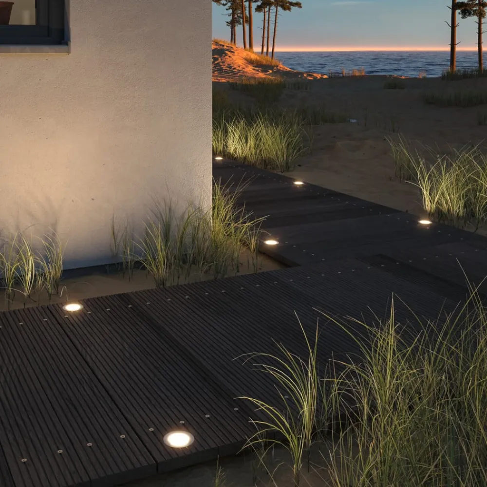 Paulmann Plug & Shine Innfelt spot Floor 3 RGBW ZigBee| Terrassebelysning|Nedfelt Utebelysning