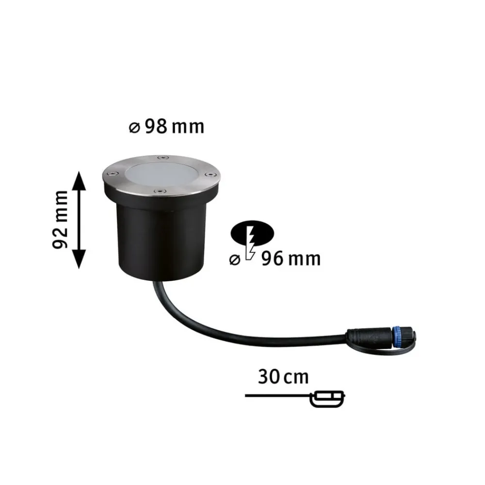 Paulmann Plug & Shine LED innfellingslampe 4,5W 1 enhet| Nedfelt Utebelysning