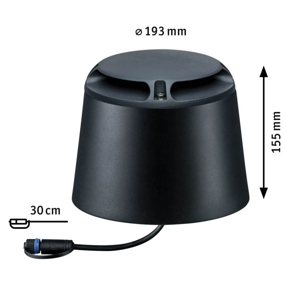 Paulmann Plug & Shine LED gulvlampe 93917 2x3W| Sokkellamper