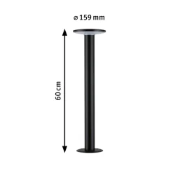 Paulmann Plug & Shine LED-gatelampe Plate, RGBW, ZigBee| Smarthus Utebelysning